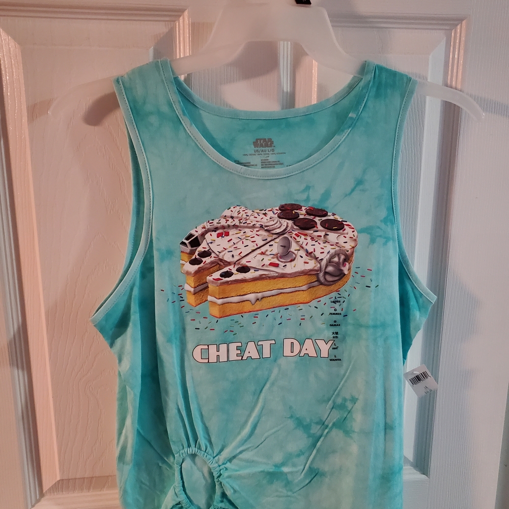 Star Wars Millennium Falcon Cake Tank Top